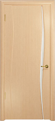 картинка Арт Деко Вэла 1 белый триплекс, беленый дуб магазин Dveris являющийся официальным дистрибьютором в России 