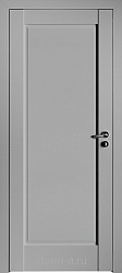 Межкомнатная дверь 242 ПГ Светло серый