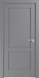 картинка Межкомнатная дверь Classic S Венеция ДГ, Экошпон, матовый серый магазин Dveris являющийся официальным дистрибьютором в России 