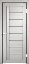 картинка Дверь межкомнатная, Unica 3 ПО, экошпон, дуб белый магазин Dveris являющийся официальным дистрибьютором в России 