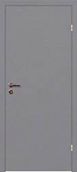 картинка Финская дверь ГОСТ 475-2016, окрашенная с четвертью, гладкая, замок 2014, серая RAL 7040 магазин Dveris являющийся официальным дистрибьютором в России 