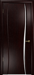 картинка Ульяновские двери, Портелло 1, венге, белый триплекс магазин Dveris являющийся официальным дистрибьютором в России 