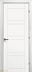 картинка Дверь Геона Modern Avanti -3 ПГ с притвором, Эмаль белая магазин Dveris являющийся официальным дистрибьютором в России 