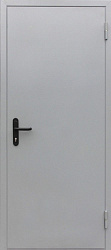 картинка Противопожарная входная металлическая дверь 770х2070 мм, EI-60 RAL 7035 магазин Dveris являющийся официальным дистрибьютором в России 
