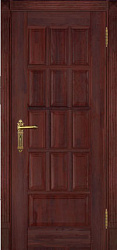 Белорусские двери, Лондон 1 ПВДГ, махагон, массив дуба