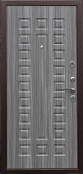 картинка Дверь Титан Мск - ПП 105 Сенатор, Венге / Сандал серый ФЛ-183 магазин Dveris являющийся официальным дистрибьютором в России 