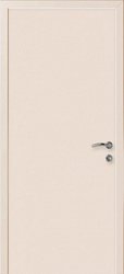 картинка Влагостойкая композитная пластиковая дверь 1000 мм., гладкая, цвет кремовый RAL 9001 магазин Dveris являющийся официальным дистрибьютором в России 