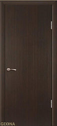 картинка Дверь Гладкая офисная, Пвх-шпон, Венге темный магазин Dveris являющийся официальным дистрибьютором в России 