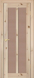 Межкомнатная дверь ЭКО-2 ДГ, массив сосны, под окраску