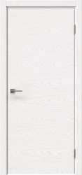 картинка Межкомнатная дверь Dorsum D-00H горизонтальный шпон, ясень белый магазин Dveris являющийся официальным дистрибьютором в России 